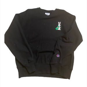 Black Champion Crewneck
